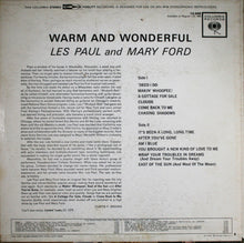 Laden Sie das Bild in den Galerie-Viewer, Les Paul &amp; Mary Ford : Warm And Wonderful (LP, Album)

