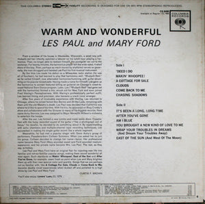 Les Paul & Mary Ford : Warm And Wonderful (LP, Album)