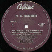 Laden Sie das Bild in den Galerie-Viewer, MC Hammer : Turn This Mutha Out / Ring &#39;Em (12&quot;, Single)
