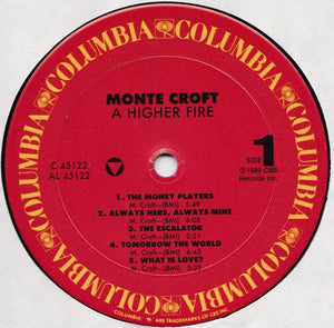 Monte Croft : A Higher Fire (LP, Album)