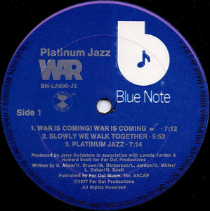 War : Platinum Jazz (2xLP, Comp, Ter)