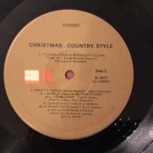 Various : Christmas Country Style (LP)
