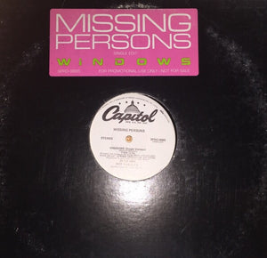 Missing Persons : Windows (12", Promo)