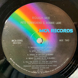 Pete Townshend • Ronnie Lane : Rough Mix (LP, Album, Gat)