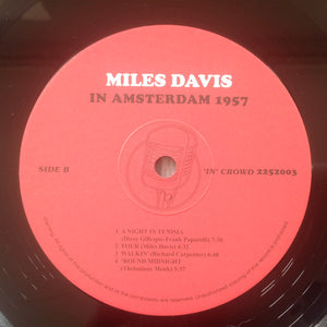 Miles Davis  Featuring  Barney Wilen : In Amsterdam 1957 (LP, Album, 180)