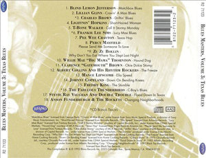 Various : Blues Masters, Volume 3: Texas Blues (CD, Comp, RM)