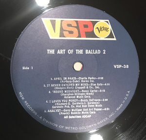 Various : The Art Of The Ballad 2 (LP, Comp)