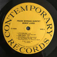 Charger l&#39;image dans la galerie, Frank Morgan Quintet : Bebop Lives! (LP)
