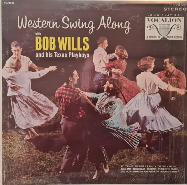 Bob Wills & His Texas Playboys : Western Swing Along (LP)