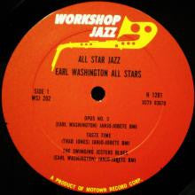 Earl Washington : All Star Jazz (LP, Album, Mono)