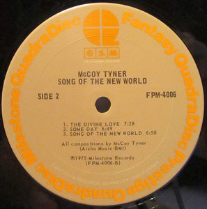McCoy Tyner : Song Of The New World (LP, Album, Quad, RE, CD-)
