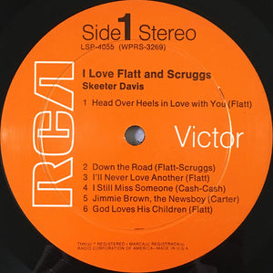 Skeeter Davis : I Love Flatt & Scruggs (LP, Album, Ind)