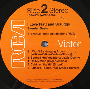Skeeter Davis : I Love Flatt & Scruggs (LP, Album, Ind)