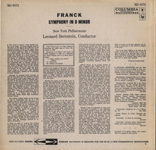 Laden Sie das Bild in den Galerie-Viewer, Franck* - Leonard Bernstein, New York Philharmonic* : Symphony In D Minor (LP, Album)
