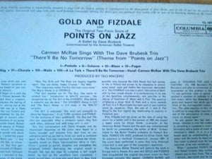 Gold And Fizdale, Dave Brubeck, The Dave Brubeck Trio, Carmen McRae : Play Dave Brubeck's Points On Jazz (LP, Album)