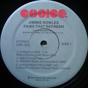 Jimmie Rowles* : Paws That Refresh (LP, Album)