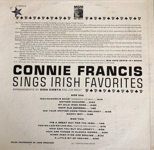 Connie Francis : Sings Irish Favorites (LP, Album)