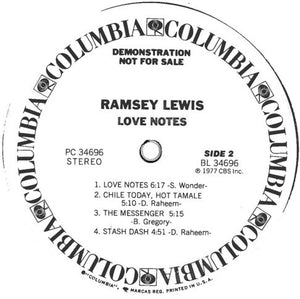 Ramsey Lewis : Love Notes (LP, Album, Promo)