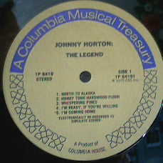 Johnny Horton : The Legend (Bonus) (LP, Comp, Club)