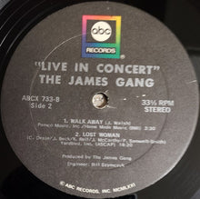 Load image into Gallery viewer, James Gang : Live In Concert (LP, Album)

