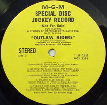 Load image into Gallery viewer, Various : Outlaw Riders (Music From The Original Motion Picture Soundtrack) (LP, Promo)
