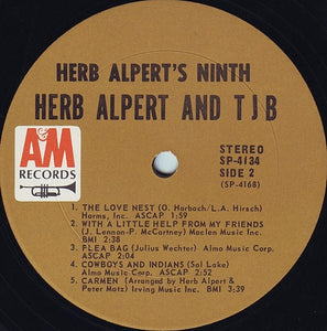 Herb Alpert And The Tijuana Brass* : Herb Alpert's Ninth (LP, Album, Ter)