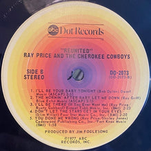 Load image into Gallery viewer, Ray Price &amp; The Cherokee Cowboys : Reunited (LP)
