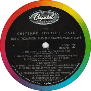 Hank Thompson And The Brazos Valley Boys* : Cheyenne Frontier Days (LP, Mono)