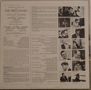Bob Booker And Earle Doud Featuring Vaughn Meader With Earle Doud ~ Naomi Brossart ~ Bob Booker ~ Norma Macmillan : The First Family (LP, Album, Mono, Ind)