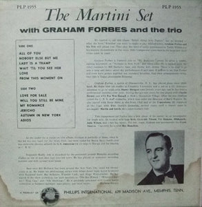 Graham Forbes (3) And The Trio* : The Martini Set (LP)
