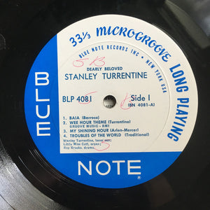 Stanley Turrentine : Dearly Beloved (LP, Album, Mono)