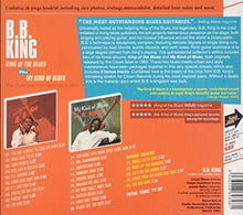 Laden Sie das Bild in den Galerie-Viewer, B.B. King : King Of The Blues / My Kind Of Blues (CD, Comp, RM, Dig)
