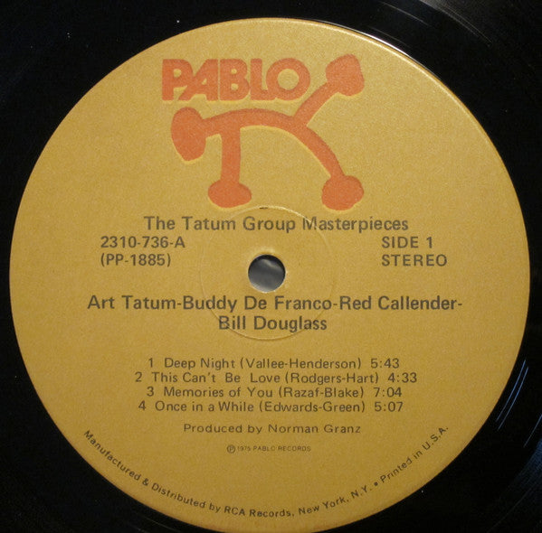 Buy Art Tatum, Buddy De Franco*, Red Callender, Bill Douglass (2) : The ...
