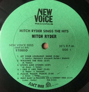 Mitch Ryder : Sings The Hits (LP, Album, Gat)