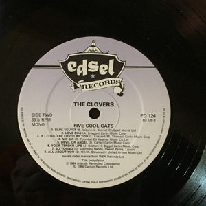 The Clovers : Five Cool Cats (LP, Comp, Mono)