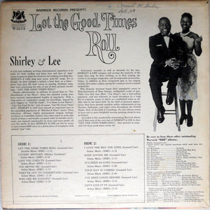 Shirley & Lee* : Let The Good Times Roll (LP, Album, Mono)