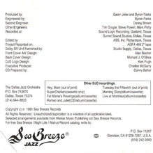 Laden Sie das Bild in den Galerie-Viewer, Galen Jeter And The Dallas Jazz Orchestra* : Thank You, Leon (CD, Album)
