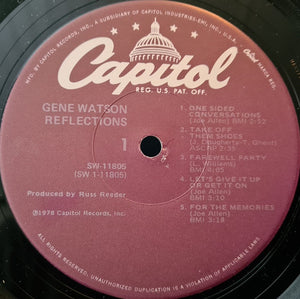 Gene Watson : Reflections (LP, Album, Jac)