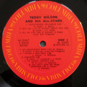 Teddy Wilson : Teddy Wilson And His All-Stars (2xLP, Comp, Mono)