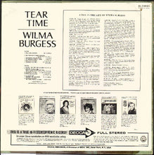 Laden Sie das Bild in den Galerie-Viewer, Wilma Burgess : Tear Time (LP, Album)
