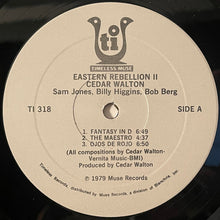 Laden Sie das Bild in den Galerie-Viewer, Cedar Walton, Billy Higgins, Bob Berg, Sam Jones : Eastern Rebellion 2 (LP, Album)
