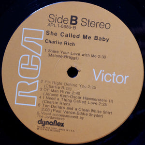Charlie Rich : She Called Me Baby (LP, Comp)