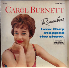 Load image into Gallery viewer, Carol Burnett : Carol Burnett Remembers How They Stopped The Show (LP, Album)
