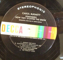 Charger l&#39;image dans la galerie, Carol Burnett : Carol Burnett Remembers How They Stopped The Show (LP, Album)
