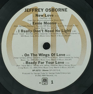Jeffrey Osborne : Jeffrey Osborne (LP, Album, R, )