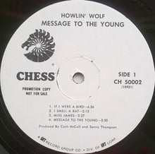 Load image into Gallery viewer, Howlin&#39; Wolf : Message To The Young (LP, Album, Promo)
