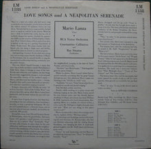 Load image into Gallery viewer, Mario Lanza : Love Songs &amp; A Neapolitan Serenade (LP)
