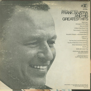 Frank Sinatra : Frank Sinatra's Greatest Hits (LP, Comp, Pit)