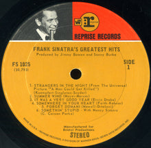 Charger l&#39;image dans la galerie, Frank Sinatra : Frank Sinatra&#39;s Greatest Hits (LP, Comp, Pit)
