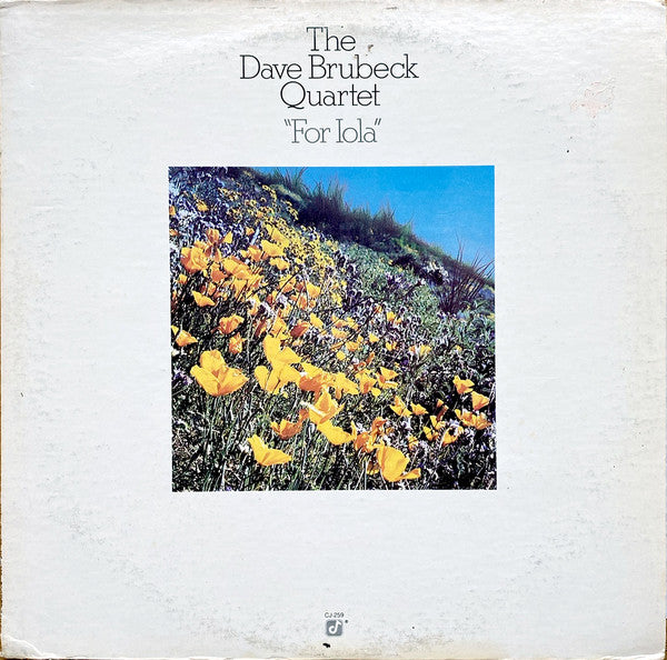 The Dave Brubeck Quartet : For Iola (LP, Album)